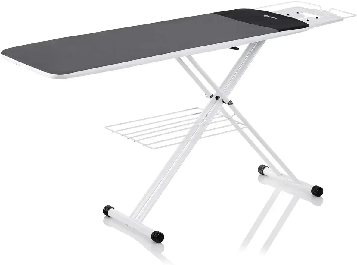 Reliable 320LB Home Ironing Board - Made in Italy 2-in-1 Home Ironing Table with Large 55 Inch Pressing Surface (Extended),