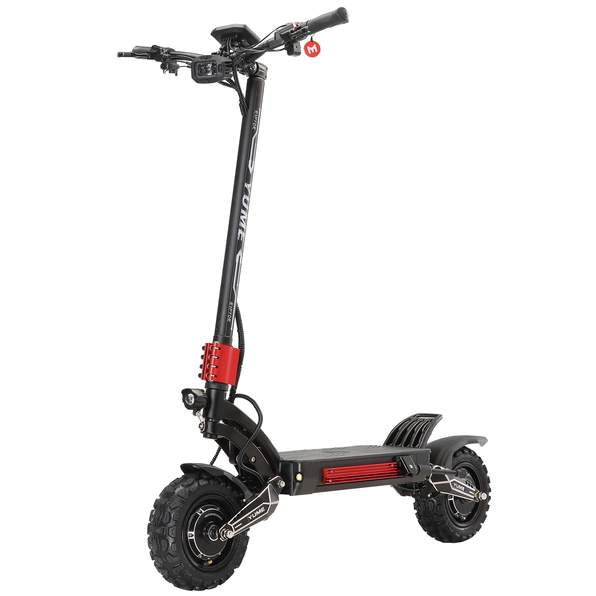 EU YUME Raptor 6000W 60V-30AH  Max Speed 85KM/H Max Range 100KM Dual Motor Electric Scooter Adult Foldable EScooter Load 150KG