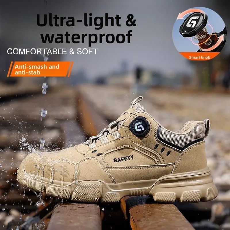 الصلب حذاء مزود بفتحة للأصابع رجل Safet Steel تو كاب ثقب أحذية عمل الرجال النساء واقية العمل حذاء مكافحة تحطيم أحذية الحماية
