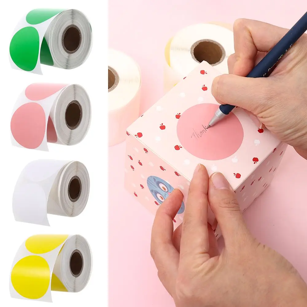 

Канцелярские товары для DIY дизайн логотипа термонаклейка этикетка круглая самоклеящаяся круглая термонаклейка