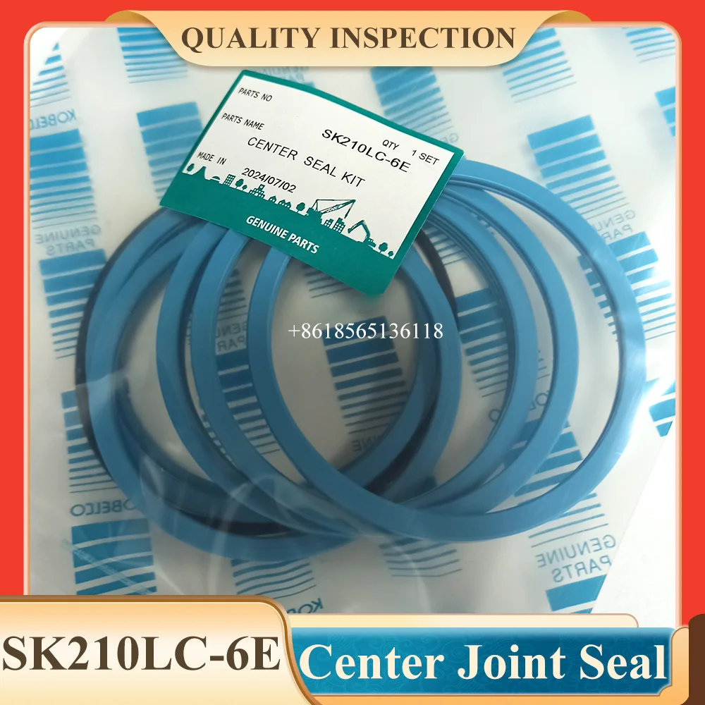 SK210-6 SK210LC-6 SK210LC-6E Center Joint Seal Kit YN55V00037F1 for Excavator Swivel Joint Oil Seal Repair Kit