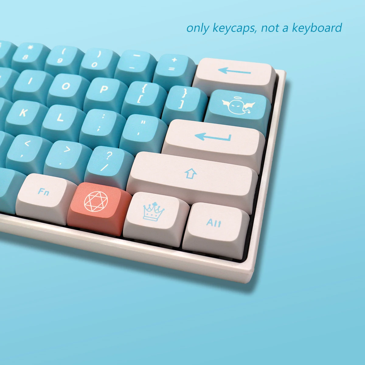 XVX XDA Profile Blue Sky PBT Plastic Keycaps 5 Side Dye-Sub DIY at ease Hot Sale Key Caps 135 Keys Mechanical Keyboard Keycap