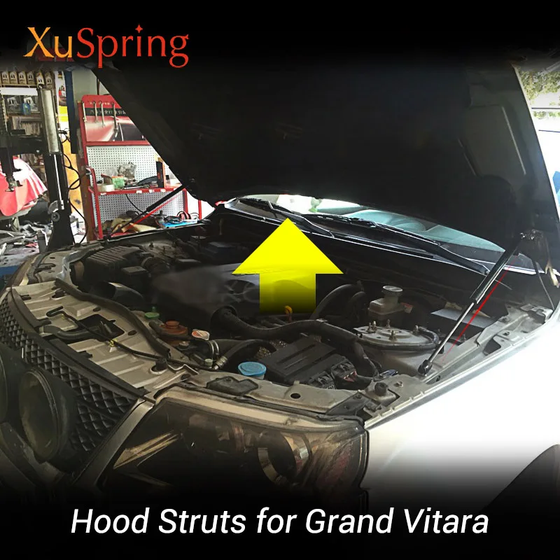 Maska samochodu wsparcie pręt hydrauliczny podnośnik Strut wiosna Shock bary wspornik dla Suzuki Grand Vitara 2007 2008 2009 2010 2011 2012 2013