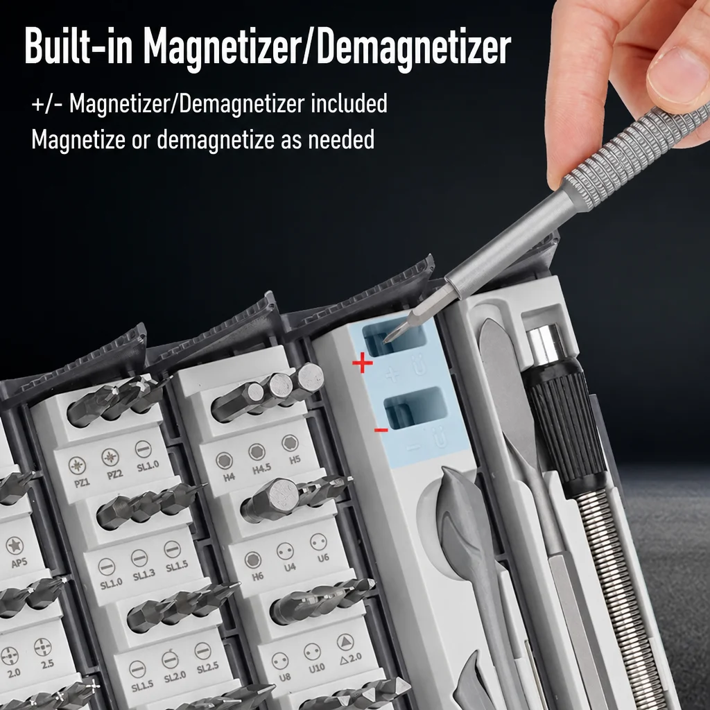 128 in 1 Precision Electric Screwdriver Sets Mini Rechargeable Kit Cordless Wireless Bits for Xiaomi Cell Phone Mobile Laptop PC