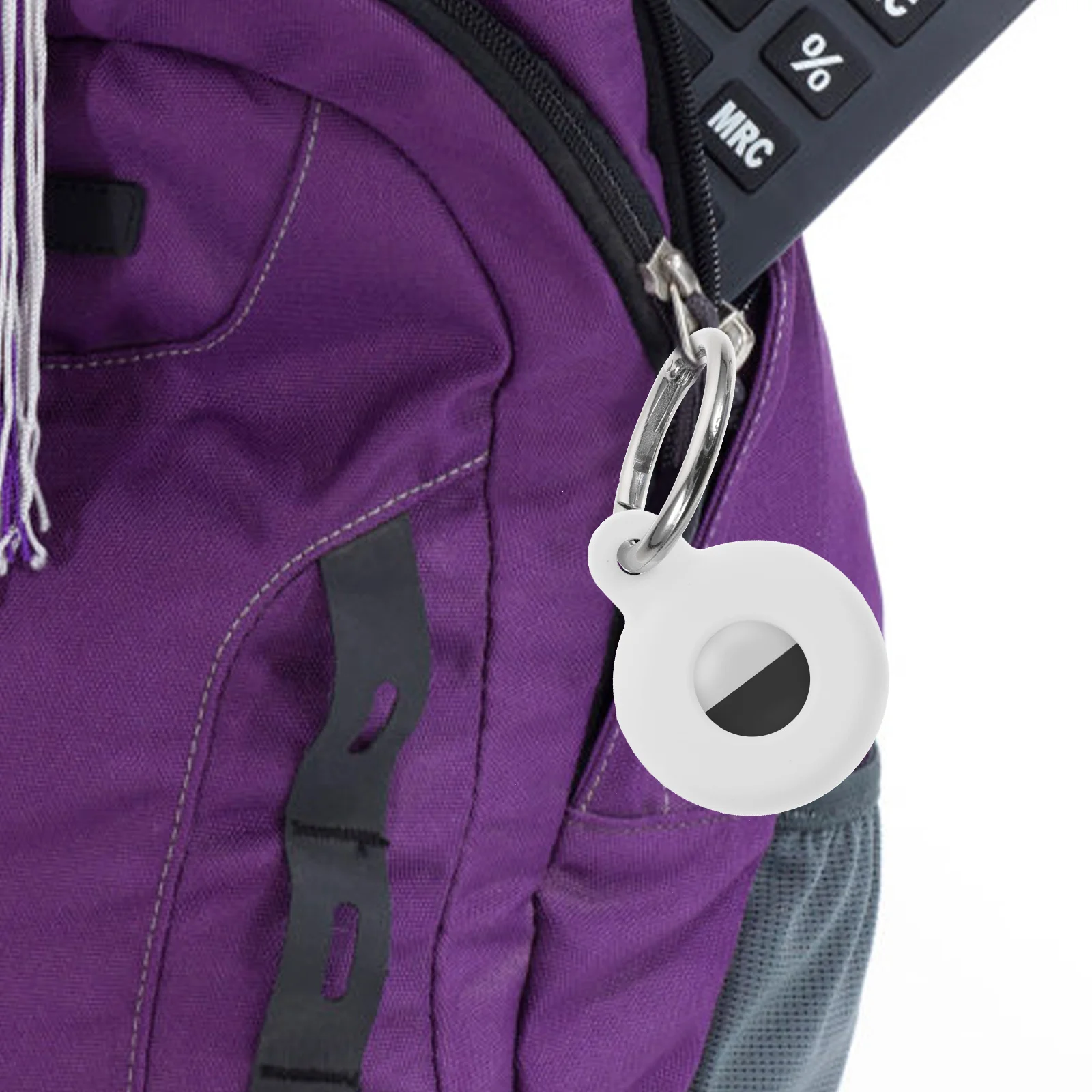 4Pcs Anti-Lost Protective Cover Silicone Sleeve Keychain Holder Shockproof Anti-Drop Secure Case for Tracker