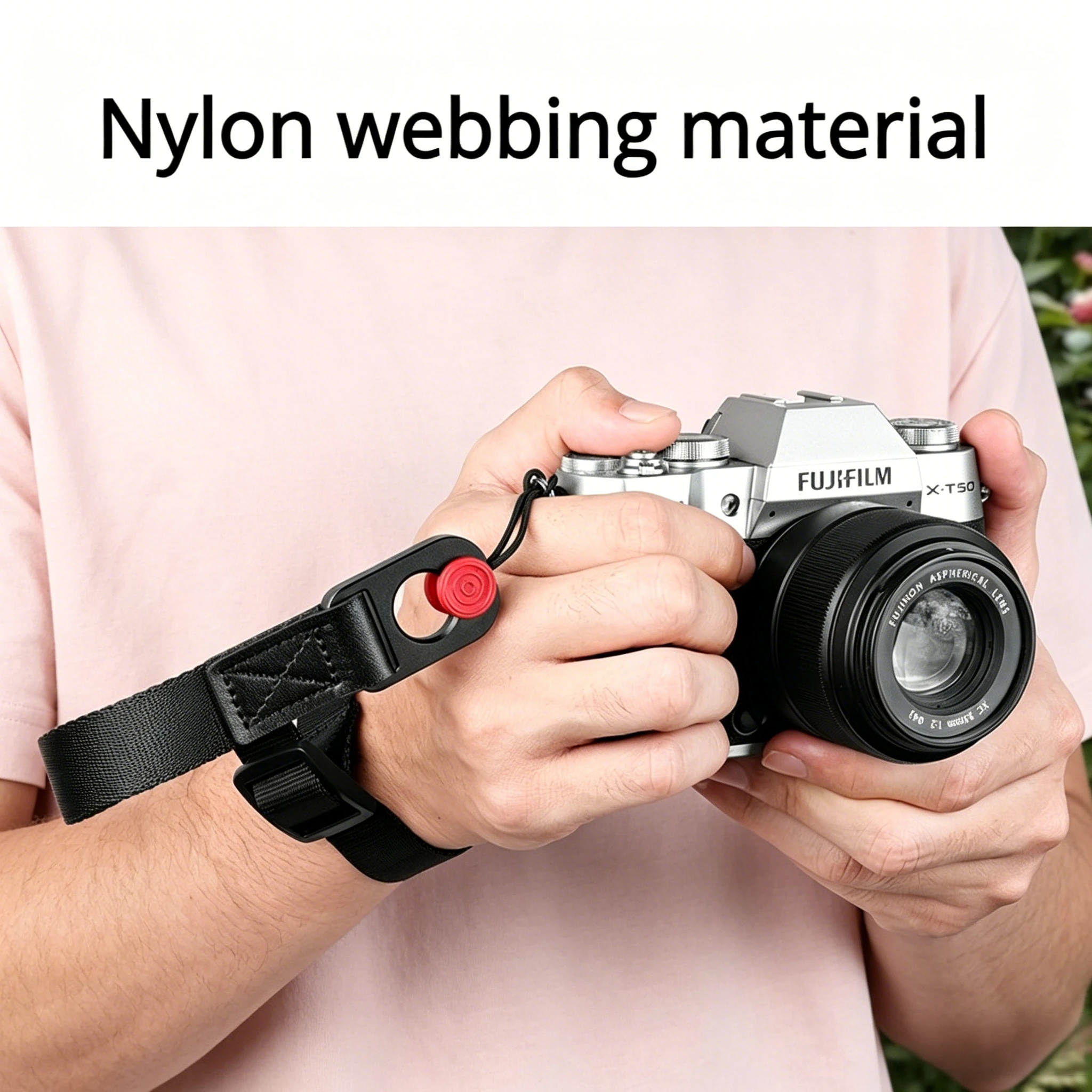 Lightweight Quick Release Camera Opening Wristband Suitable for Canon 600D Nikon Sony Fuji XT20 XT30 XM5 Camera