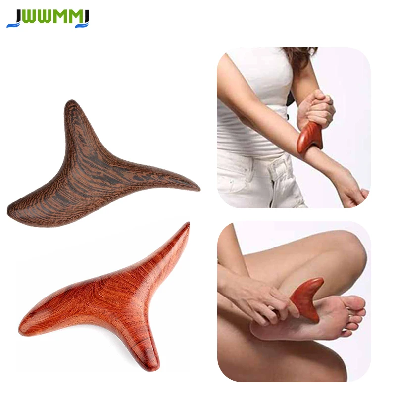 

1pcs Wood Trigger Point Massage Gua Sha Tools,Professional Lymphatic Drainage Tools,Wood Therapy Massage Tools for Back