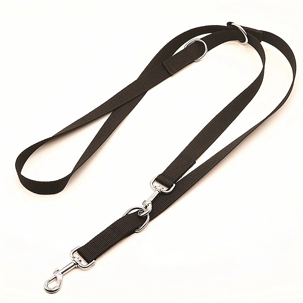 Control Dog Lead Leash Dog Leashes Outdoor Dog Chain Adjustable Training Lead Double Ended 2.5M Police Style Safety Pet Leashes