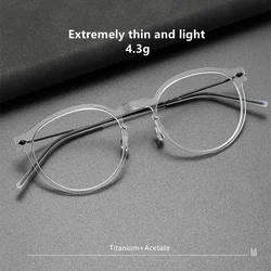 Nordic Style Minimalist Design 4g Ultra-Thin Frame and titanium Temple Optical eyeglasses NOW. 6603
