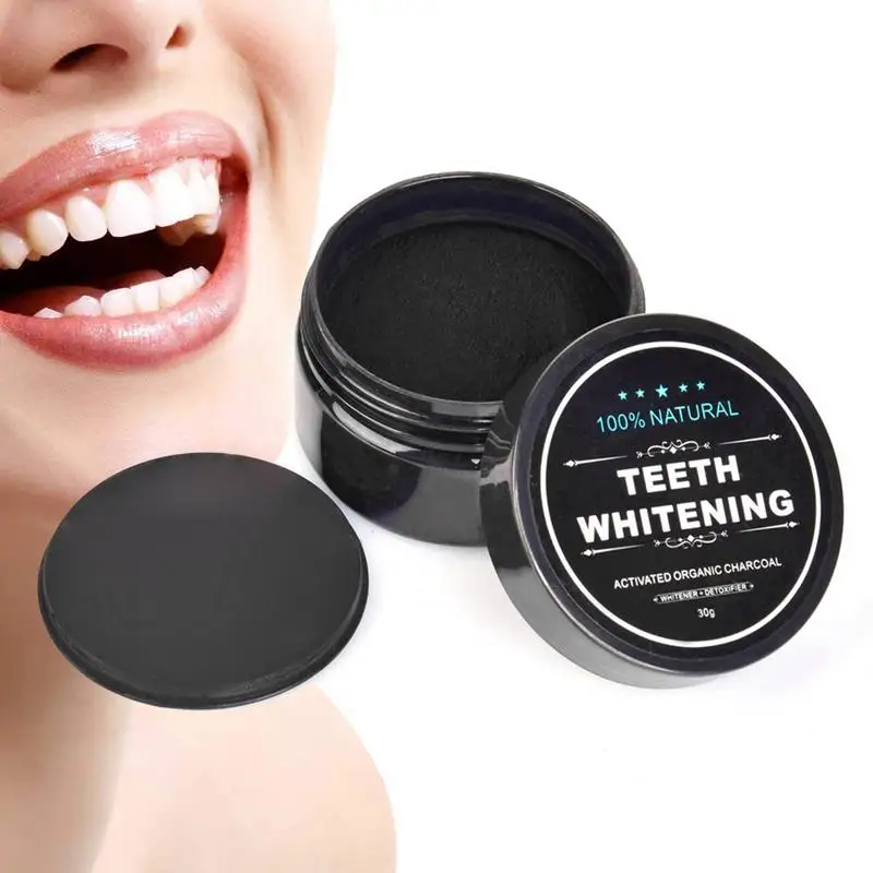 30g Coconut Shells Activated Carbon Teeth Whitening Organic Natural Bamboo Charcoal Toothpaste Powder Wash Your Teeth White