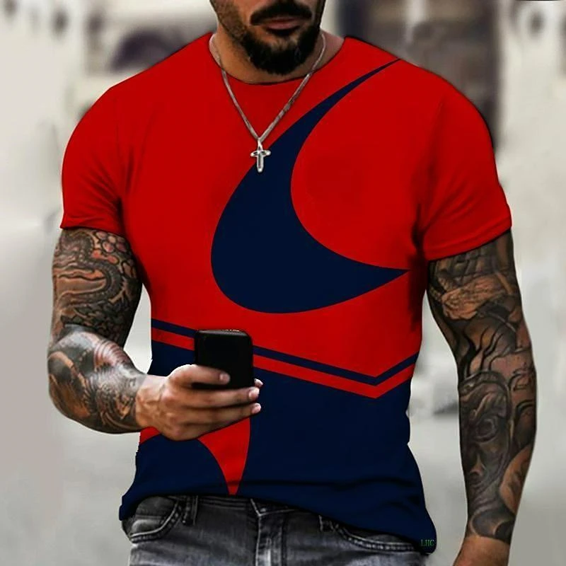 Vintage Three-dimensional Pattern 3d Printing Men's T-shirt Summer Streetwear Baggy Tee Tops Fashion O Neck Short Sleeve Tshirts