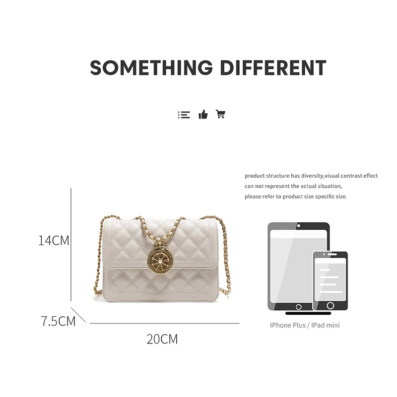 FOXER Split Leather Women\'s Shoulder Bag 2026 New Female Chain Flap Bag Light Luxury Crossbody Bag Best Gift for Mom,Lover