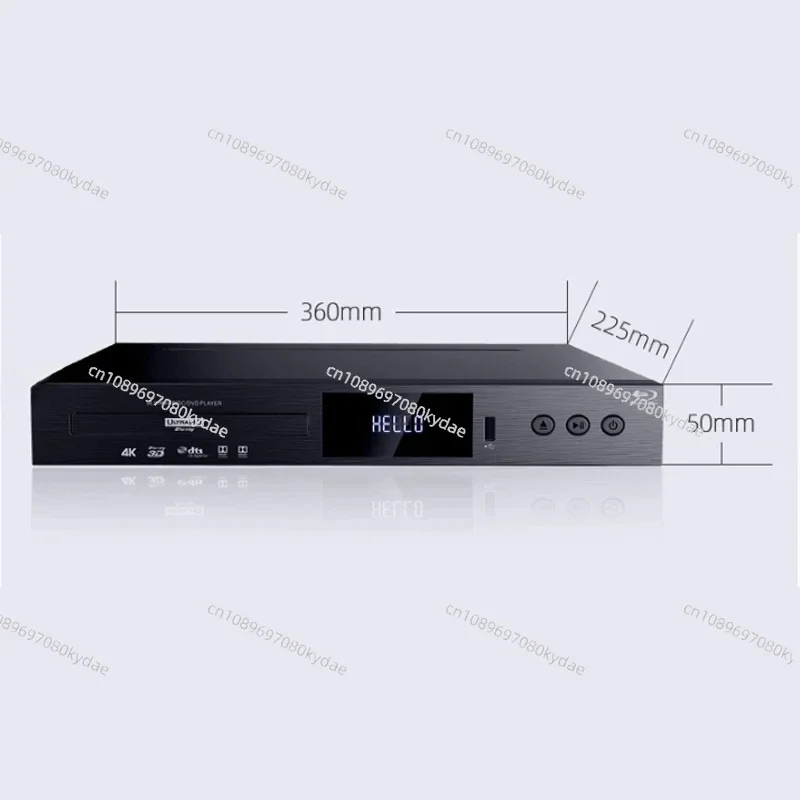 GK-908D مشغل DVD المنزلي HD EVD مشغل أقراص DVD مشغل VCD محمول