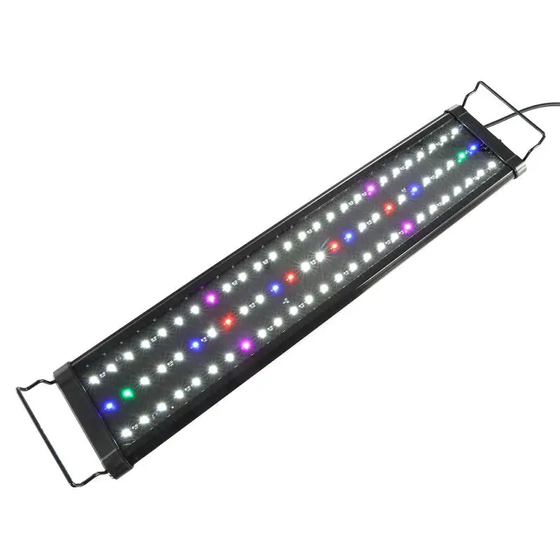 30-120cm LED Aquarium Light Multi-Color Full Spectrum Slim Fish Tank Aquatic Plant LandscapingMarine Grow Lighting Lamp