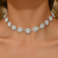 1PC Women's Fashion Geometric Circular Design Necklace Jewelry Suitable for Date, Party, Festival Gifts