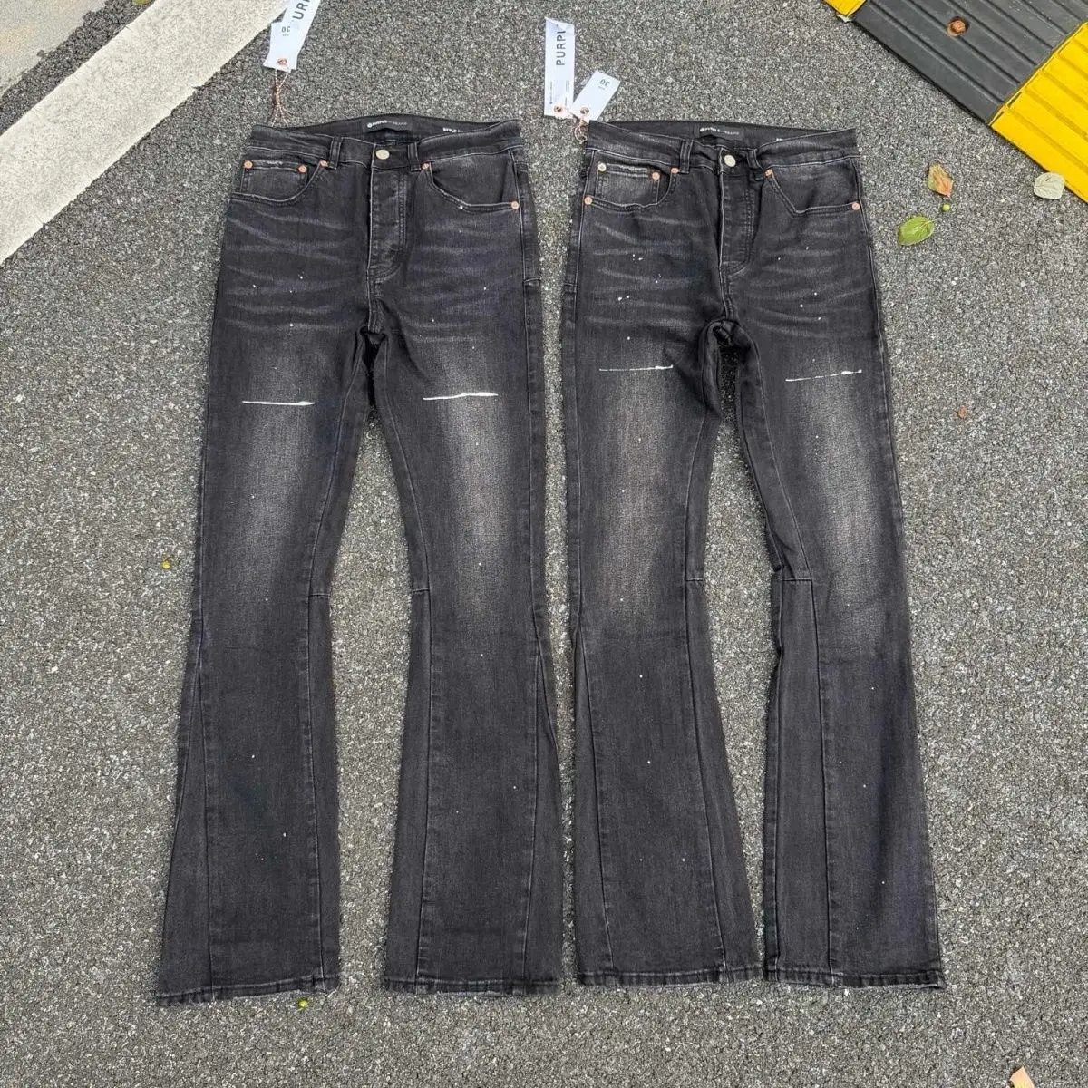 

Retro American Waed Distred Loose Men's Jeans Button Closure Mildly Spicy Spring New Sle Streetwear Long Trousers
