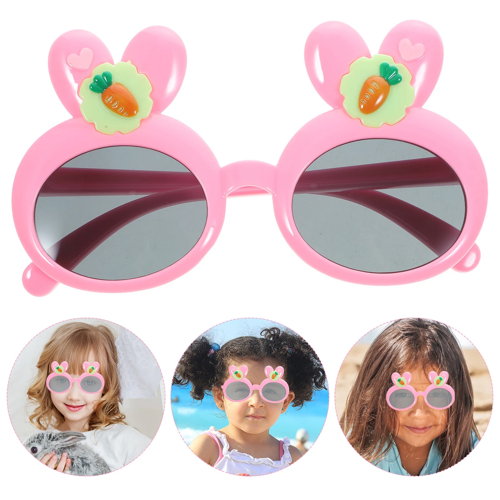 

1 Pair Kids Sunglasses Cute Cartoon Eyewear for Children Outdoor Party Toddler Girl Accessories Tpee