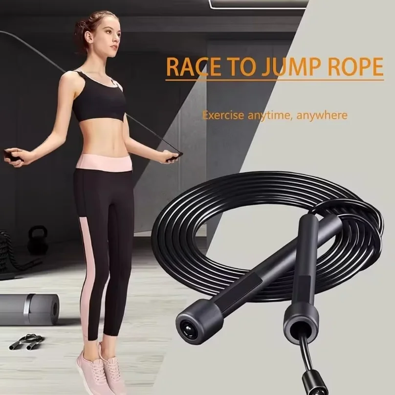 2.8M Speed Jump Rope Professional Adult Children Gym PVC Jumping Rope Adjustable Fitness Equipment Muscle Boxing Training