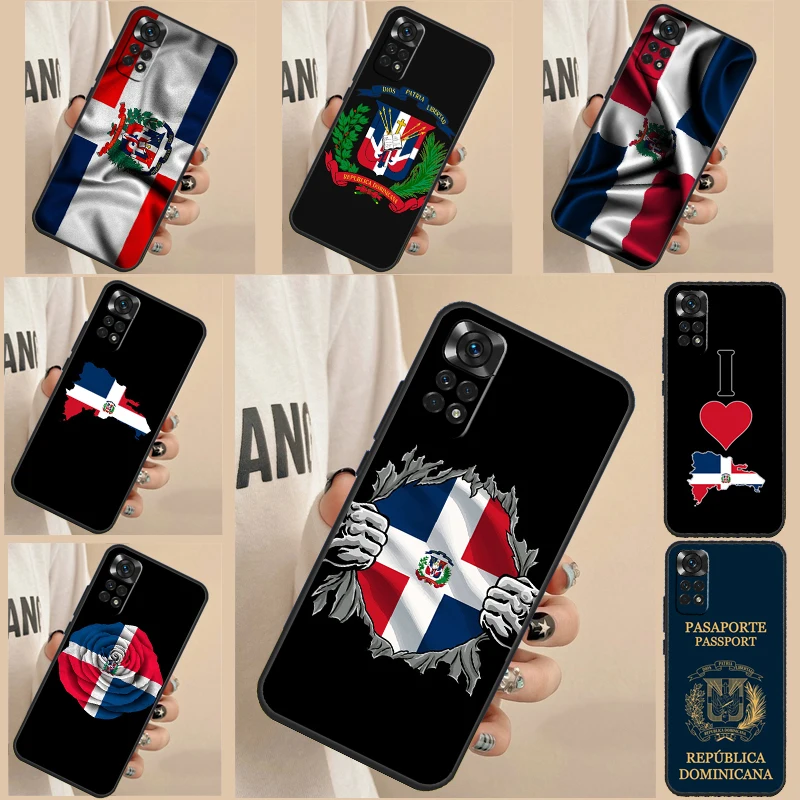 Dominican Republic Flag Cover For Xiaomi Redmi Note 12 11 Pro 8 9 10 Pro 12S 10S 11S 9S Redmi 12 9C 10C 12C Case