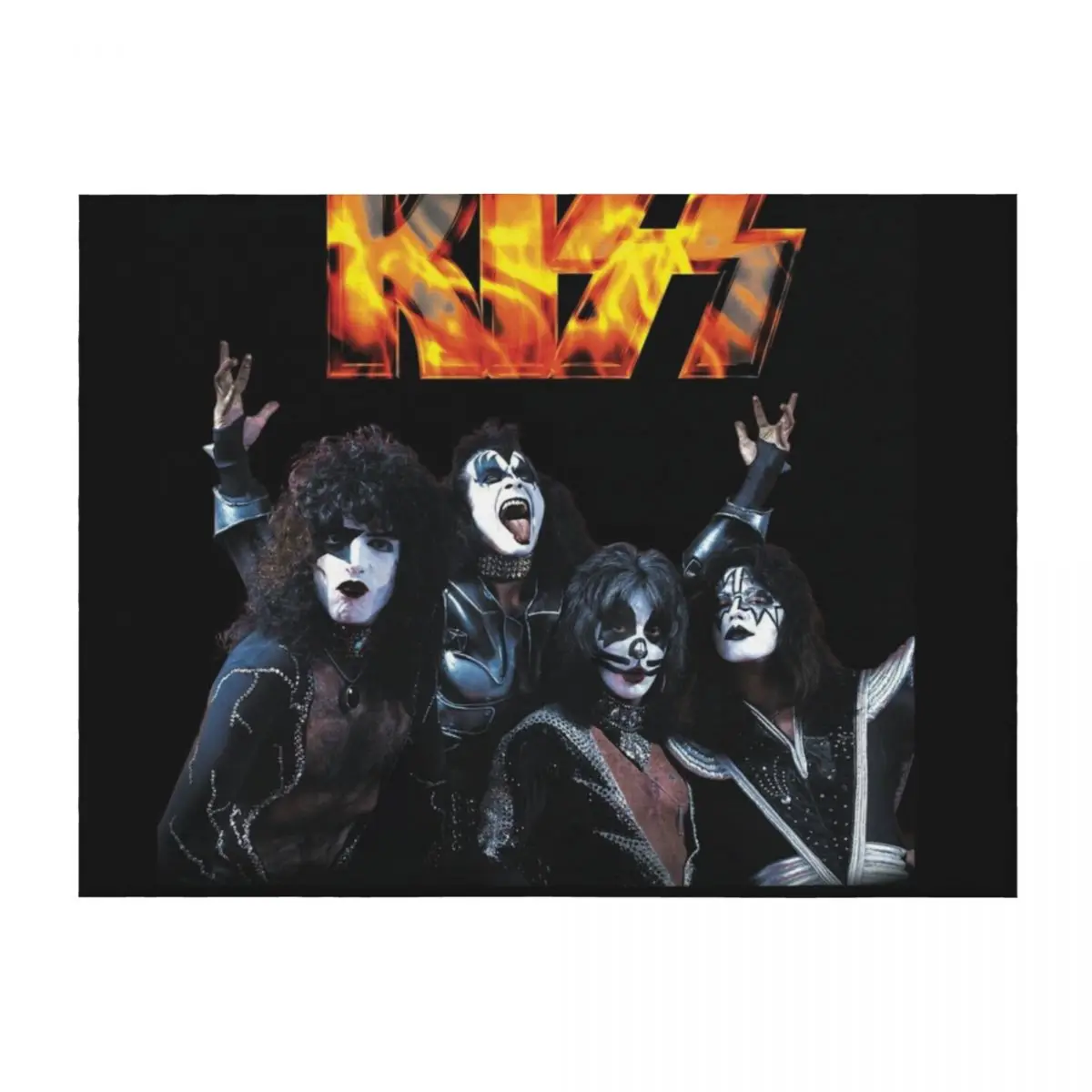 

KISS Band Throw Blanket Bed Fashionable Decorative Sofa Kid'S For Decorative Sofa Blankets