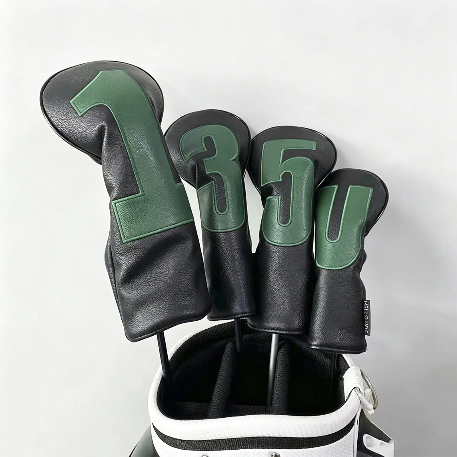 Unique Stitched Digit Pattern Golf Headcover Accessory for Training Game Use view 3
