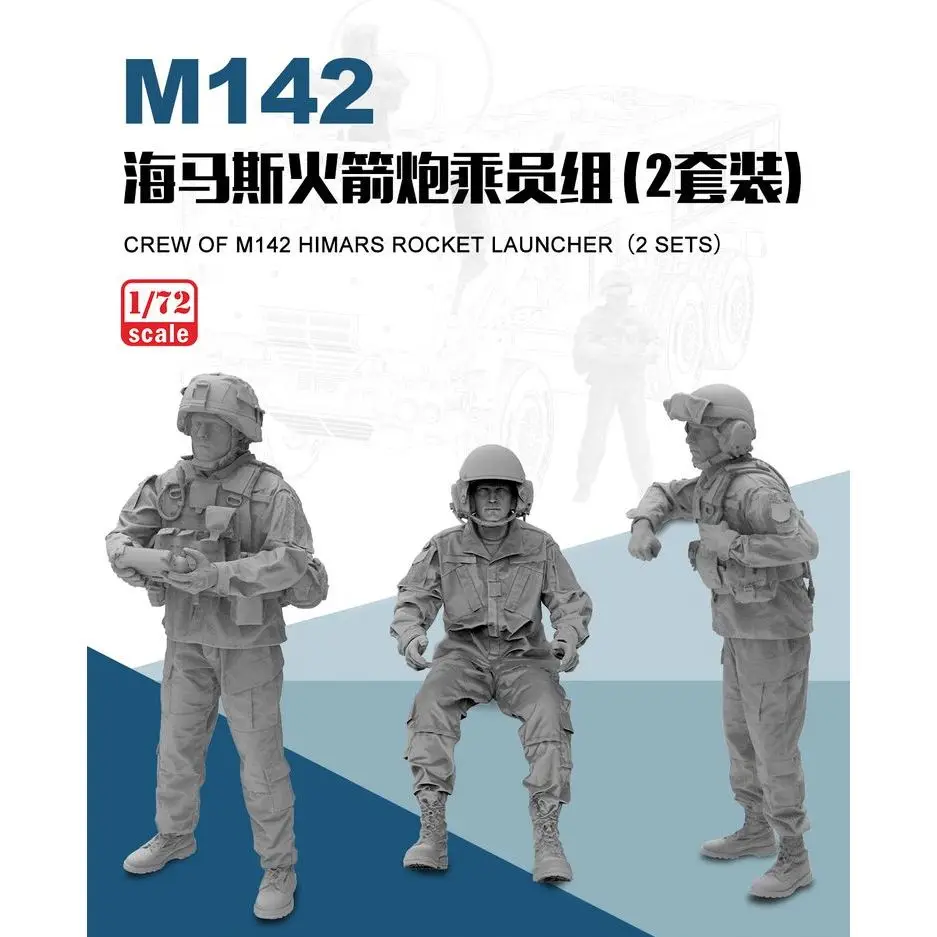 

FOREART 9003 1/72 Экипаж ракетной установки с 3D-печатью M142 HIMARS (2 комплекта в комплект входит)