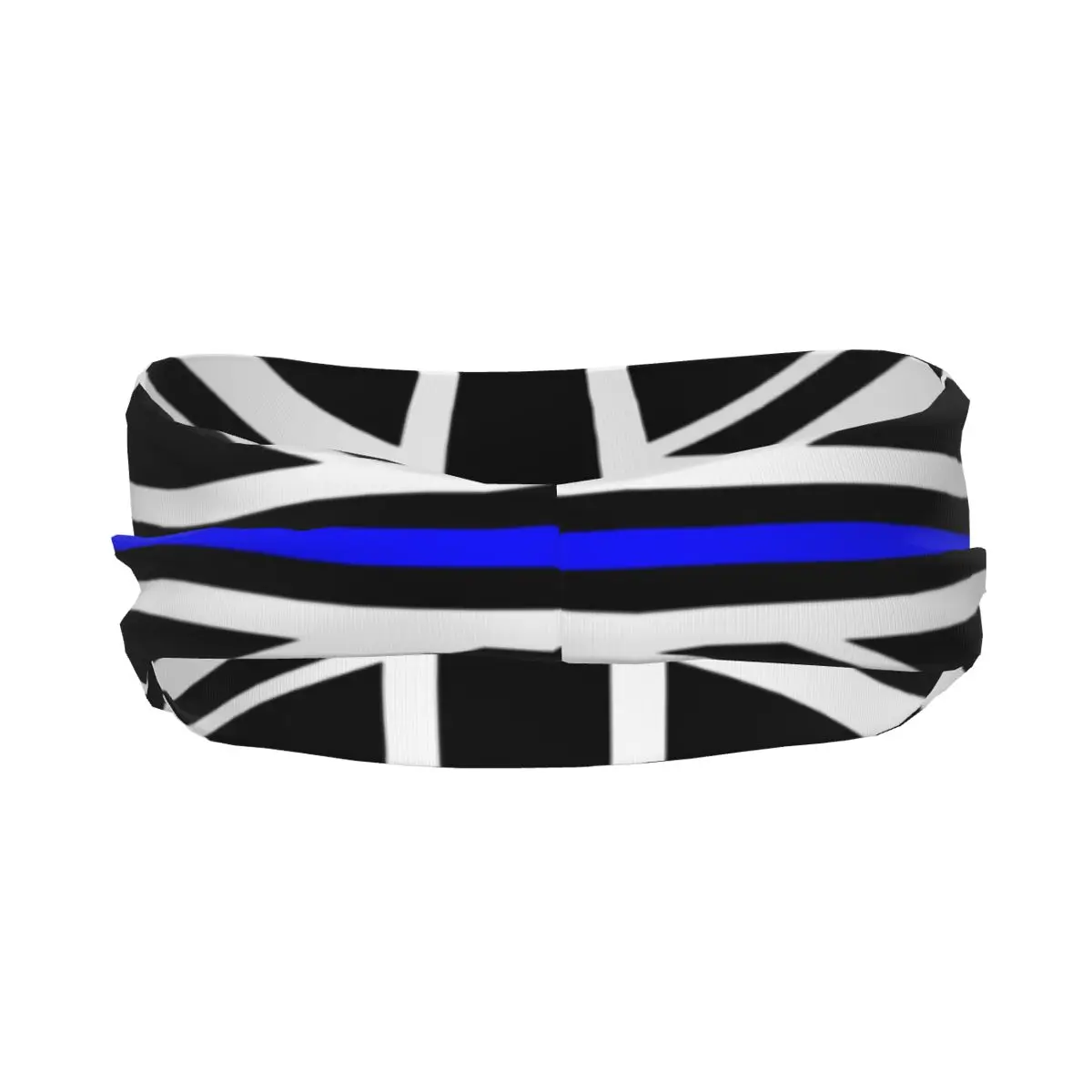 Headband Thin Blue Line Flag United Kingdom Headwrap Hairband for Tennis Gym Fitness Headwear Hair Accessories