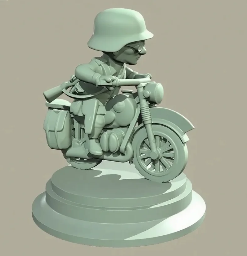 

38mm 55mm Resin model kits colorless and self-assembled（3D Printing ）TD-7145/3D