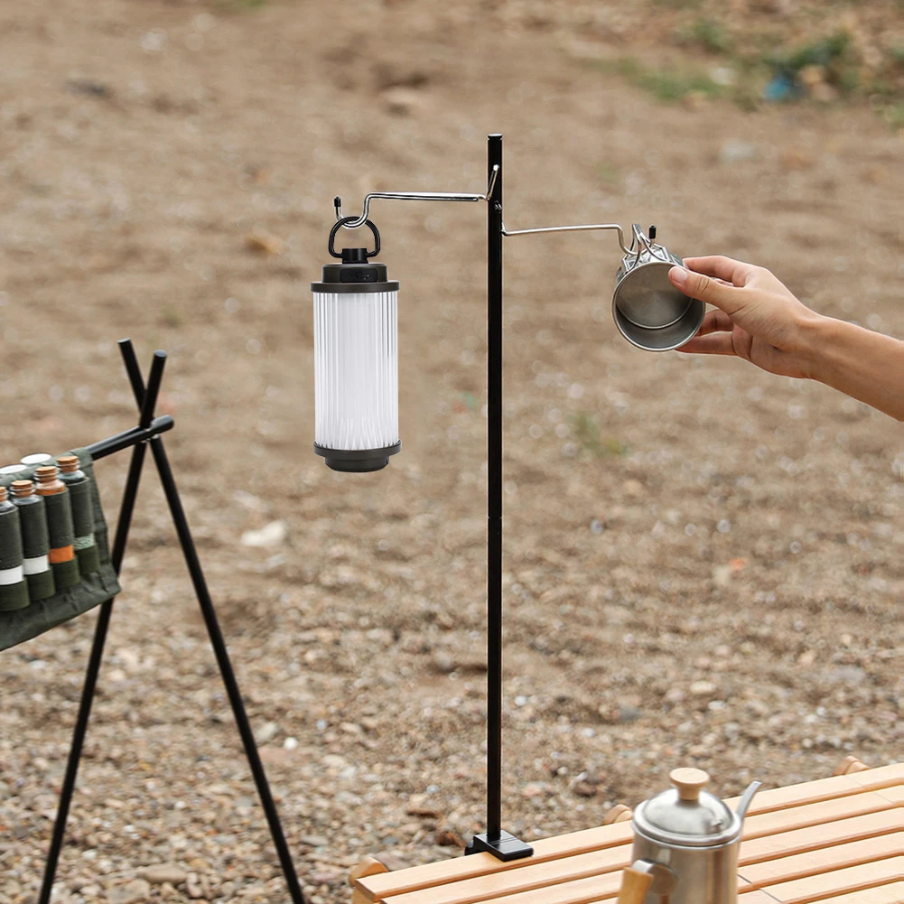 

Torch Light Hook Stainless Steel Lantern Hanger Lightweight Multi-function Strong Outdoor Hiking Fishing Tools for KT-38 GZ Lamp