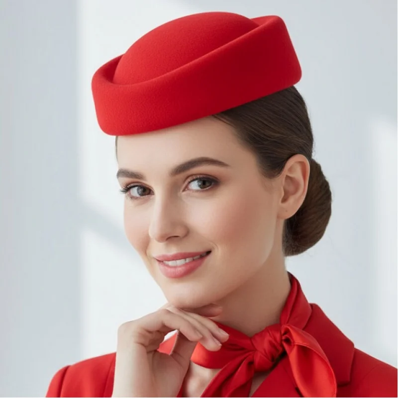 

Новые элегантные однотонные шляпки-фасинаторы для стюардесс и официантов, для вечерних нарядов и скачек, с плоским верхом