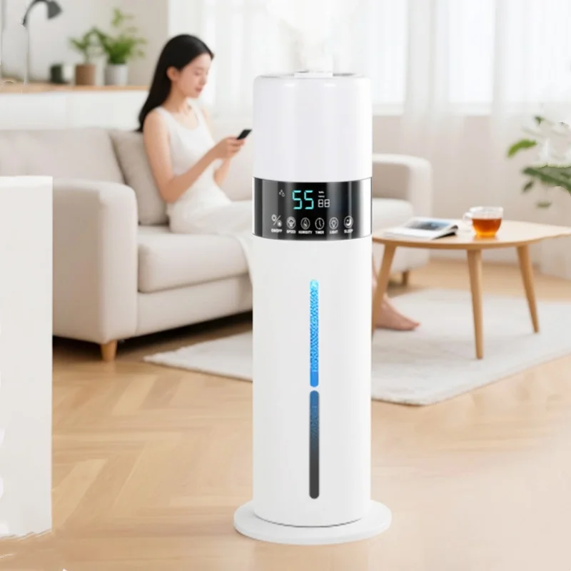 7L Floor Standing Humidifier, Smart Ultrasonic Cool Mist Air Humidifier with Essential Oil Diffuser & Night Light, Large Capacit image 6