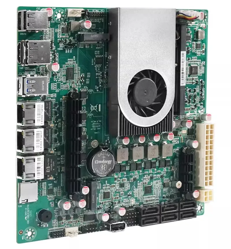 Mini ITX 10G N150 AQC113-B1-C NAS マザーボード DDR5 SO-DIMM 6* SATA3.0 Intel I226 2.5G 17x17CM 2* M.2 DIY NAS ストレージサーバー用