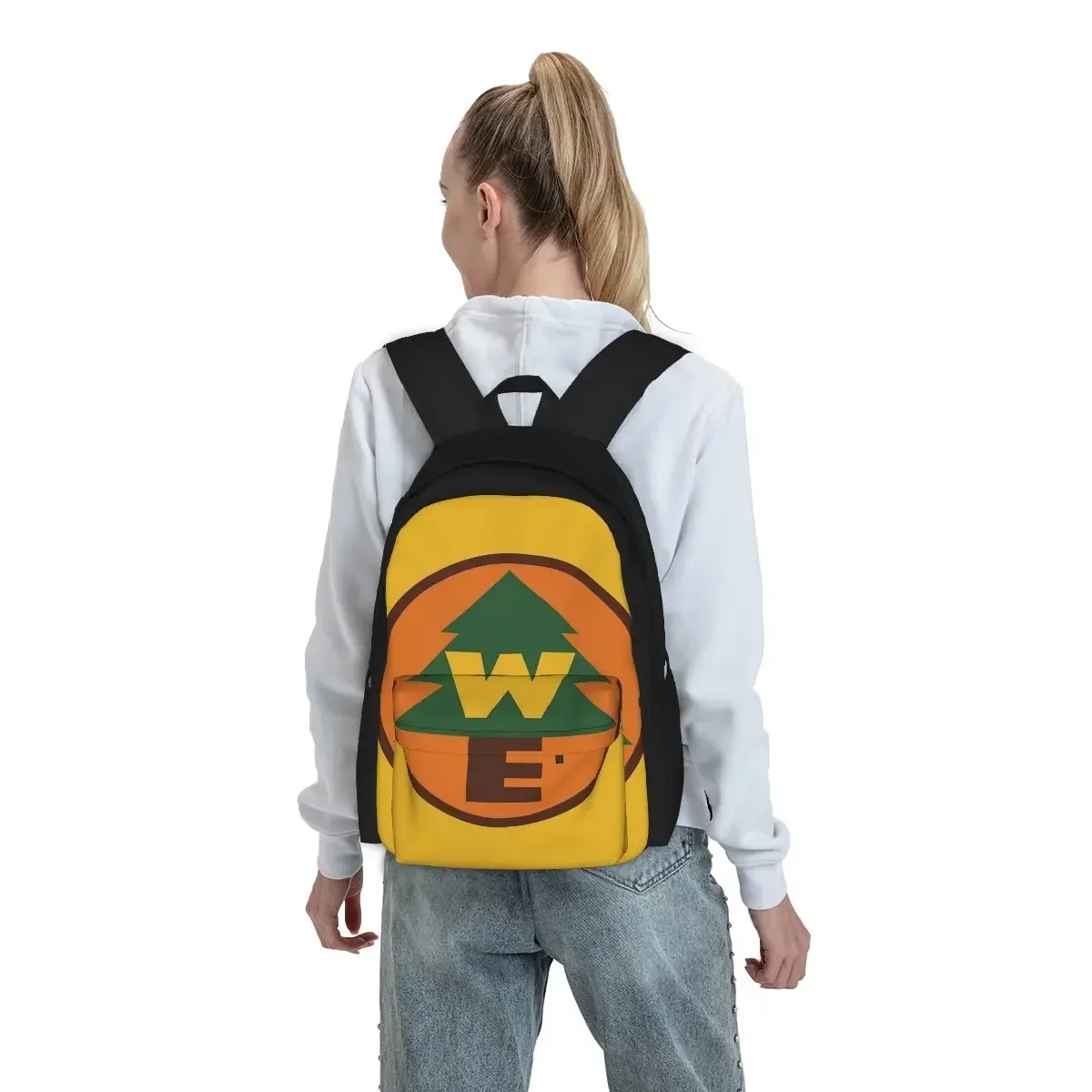 Wilderness Explorer Logo Backpacks Boys Girls Bookbag Students School Bags Cartoon Kids Rucksack Travel Rucksack Shoulder Bag
