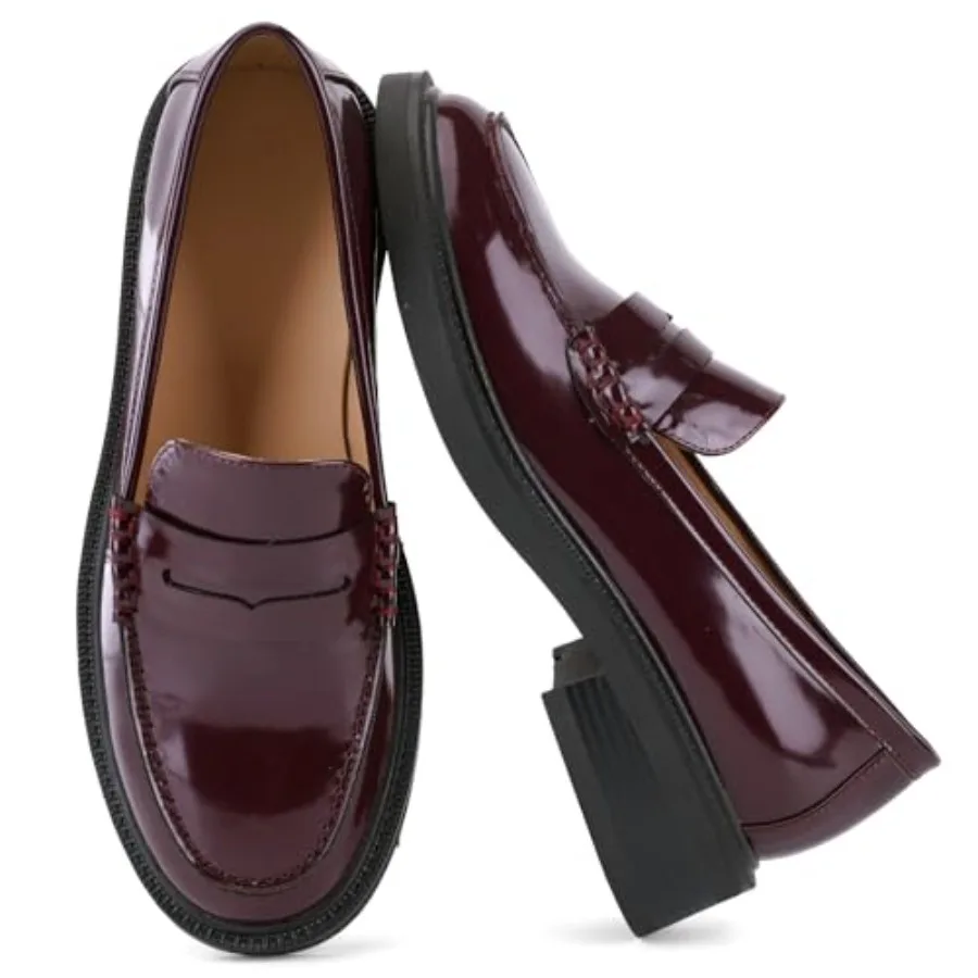 

Loafers for Women Classic Penny Loafers Slip On Flat Shoes, Comfortable Casual Dress Shoes for Work Office Travel Everyday Walk