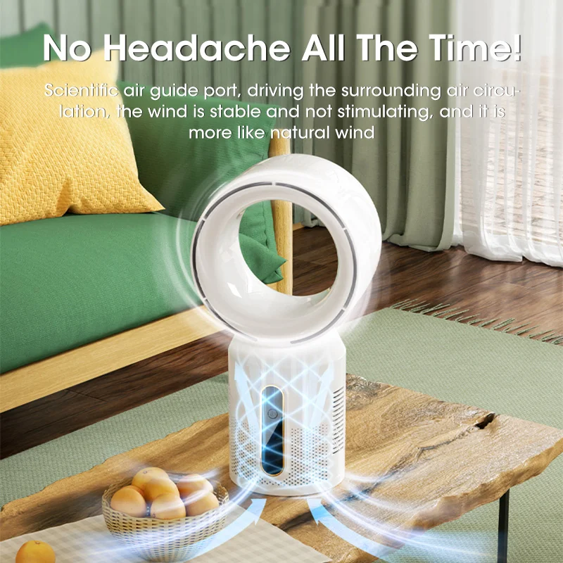 Ventilatore a torre circolazione d'aria ventilatore senza lama ventilatore senza lama camera da letto ventilatore elettrico da pavimento per dormitorio Ultra-silenzioso ventilatore da terra