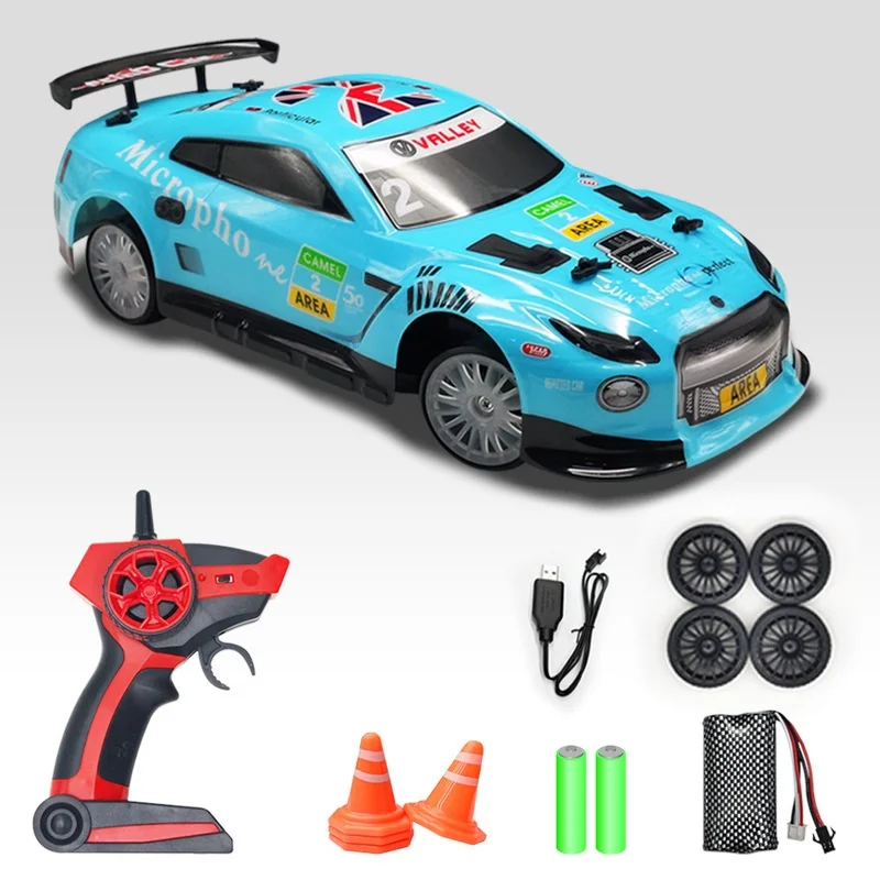 Eulans Exac00609g2.4g 1:14 4wd Rc Auto Simulatie Elektrische Afstandsbediening Hoge Snelheid Drifting Voertuig Model Cadeau Met Led-verlichting