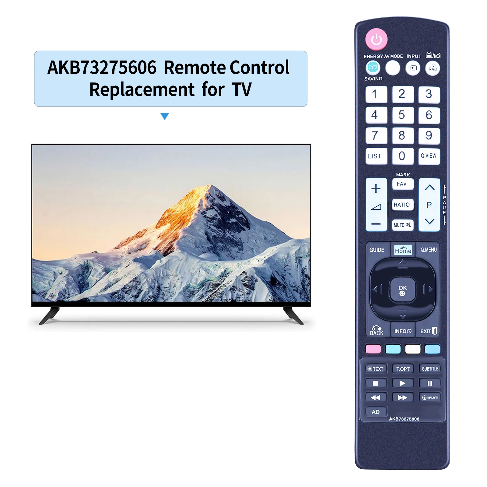 Remote Control For 47LV4500 22LV5500 AKB73275606 32LV3550 32LV4500 37LV3550 37LV4500 42LV3550 42LV4500 47LV3550 LCD LED TV