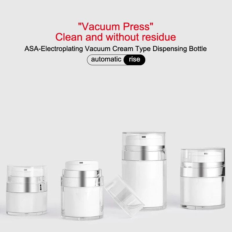 

15g/30g/50g/100g Vacuum Cream Bottle Press Lotion Bottle Face Cream Sub Bottle Lotion Bottle Without Straw