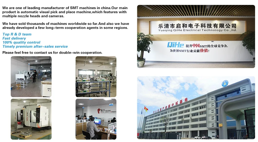 Fabricage Fabriek Direct Qihe TVM925 Pick And Place Machine Desktop P&p SMD Chip Montage Machine