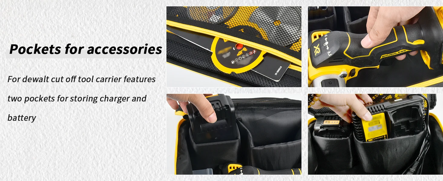 Bolsa compatible con herramienta de corte DEWALT 20V MAX 3 en 1 sin Bolsa compatible con herramienta de corte DEWALT 20V MAX 3 en 1 sin