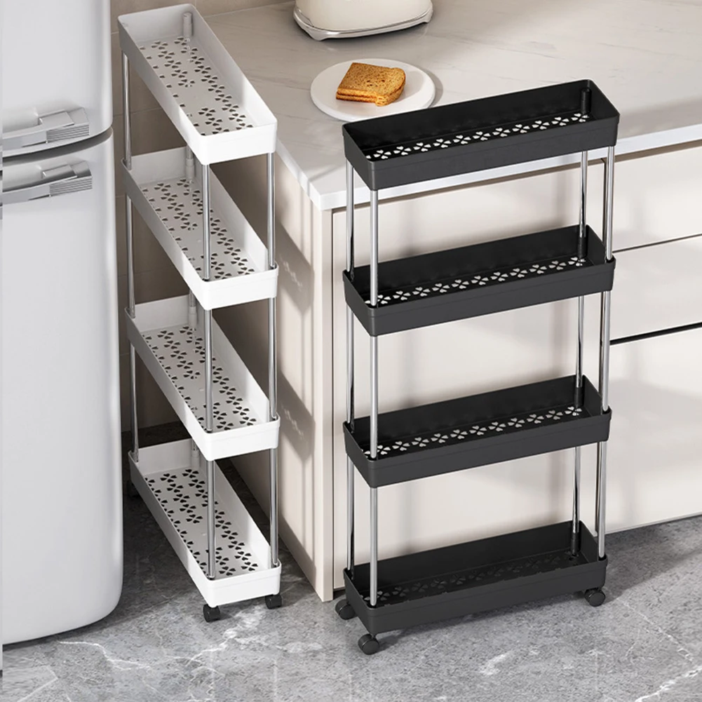 Rolling Multi-Layer Bathroom Storage Cart 3