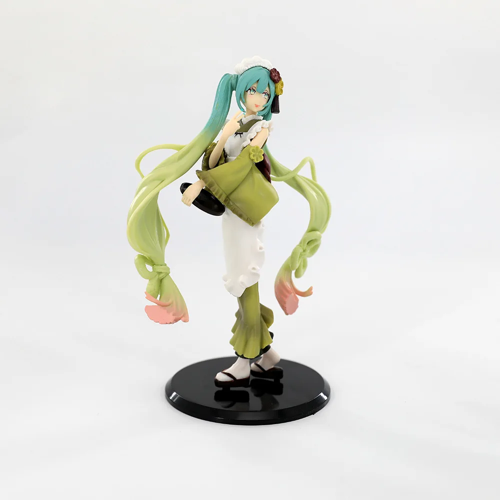 20C Hatsune Miku Figura Creativa Dolce Matcha Parfait Dress Up Modello Giocattolo Fascino illimitato Collezione regalo Action Figure PVC