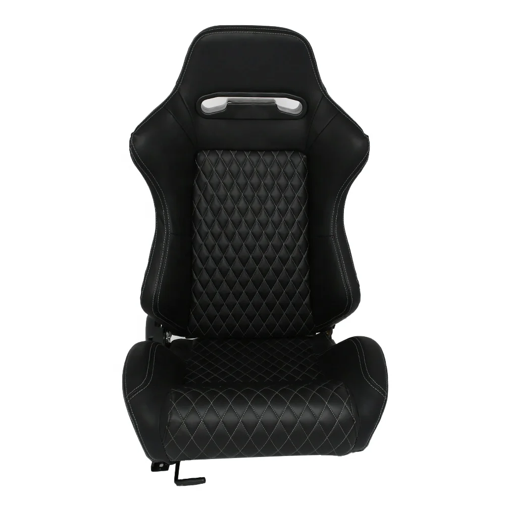 

Racing Seat Fabric Environmental Protection Carbon Fiber PVC Racing Seat Adult Adjustable Angle ATV Racing Seat