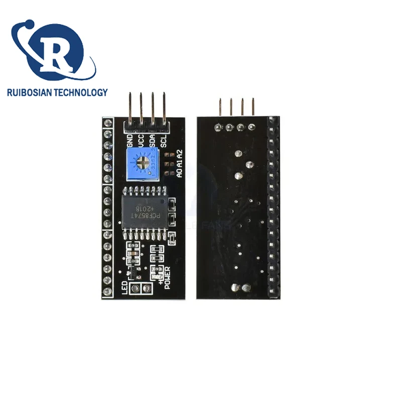 ЖК-модуль 1602A, синий, желто-зеленый экран IIC I2C LCD1602 1602A, модуль дисплея 16*2, 16x2, 5 В, переходная пластина для Arduino