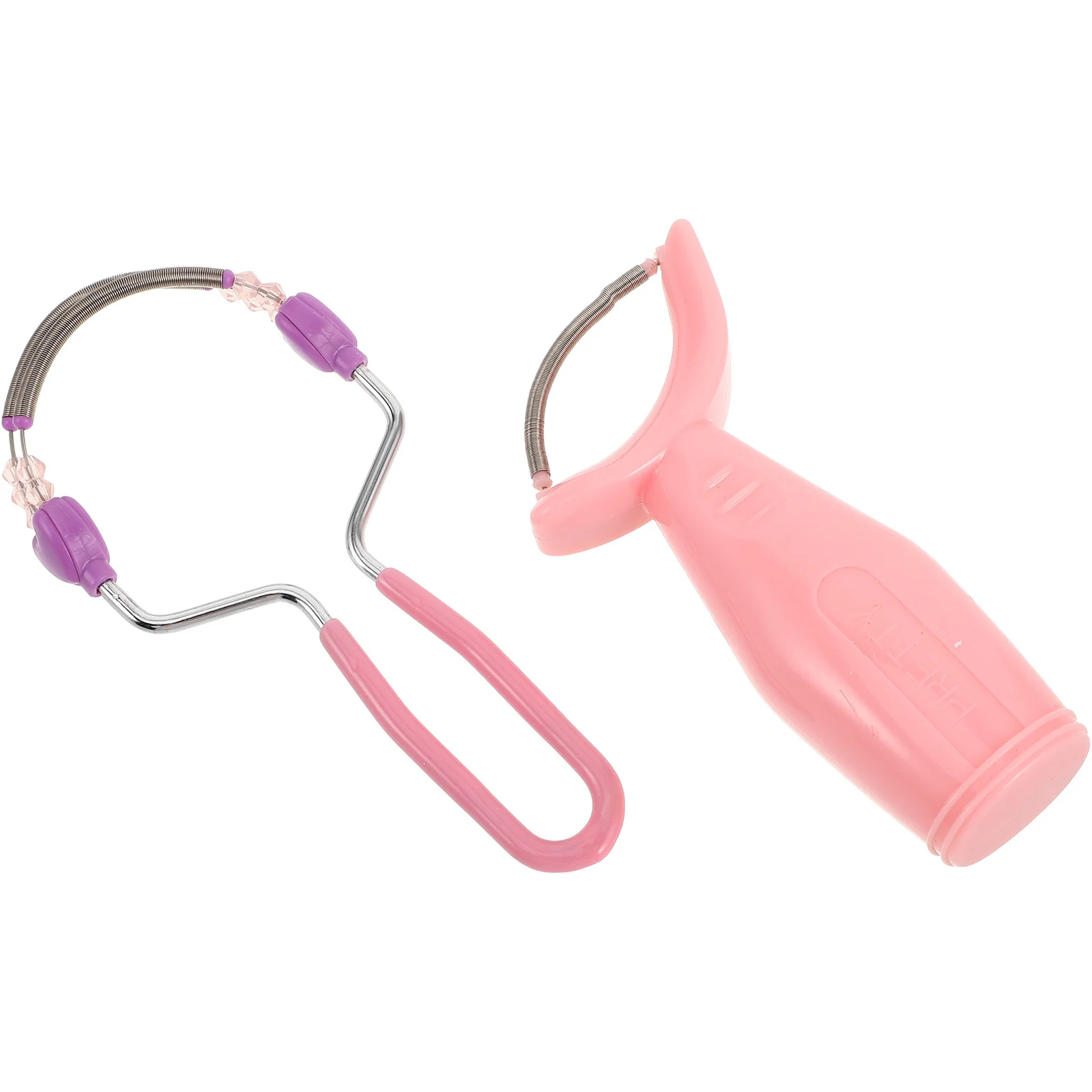 

2pcs Manual Remover For Women Face Removal Spring Tool Portable Facial Epilator Precision Lip Hair Removal Device Sweat