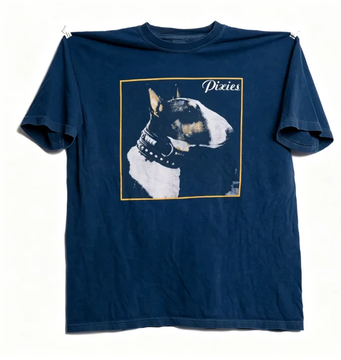 2026 Ultra Faded Post Punk Alternative Noise Grunge Band Shirt Bull Terrier Dog Shoegaze Album Cove