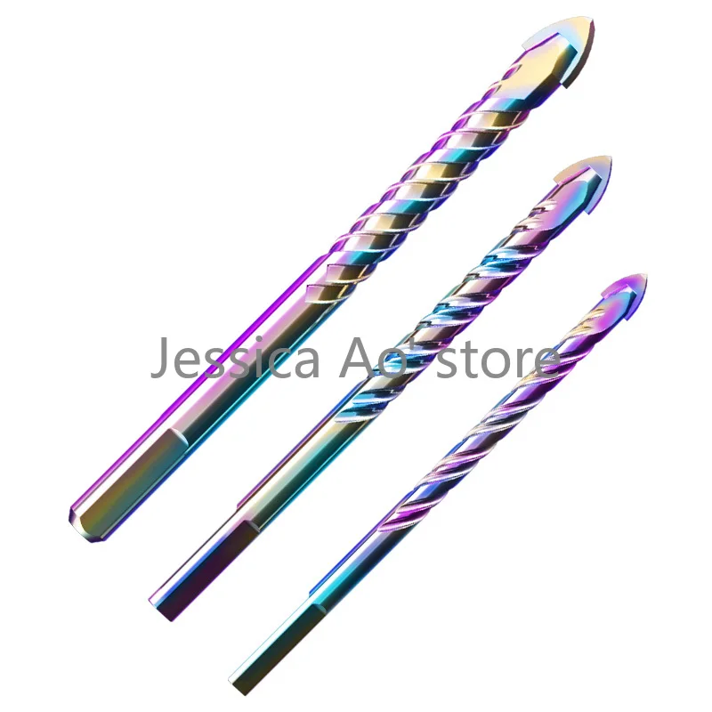 

6-12mm Electric Drill Triangle Bits Multi Function Tapper Hole Saws Milling Tools for Metalworking Ceramic Nail Drill Bit