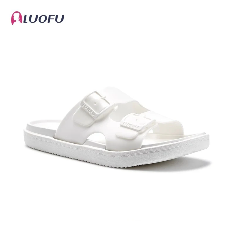 LUOFU Men\'s Sandals and Slippers Summer Fashion Versatile Adjustable Indoor and Outdoor Anti slip, Non odor Feet EVA Slippers