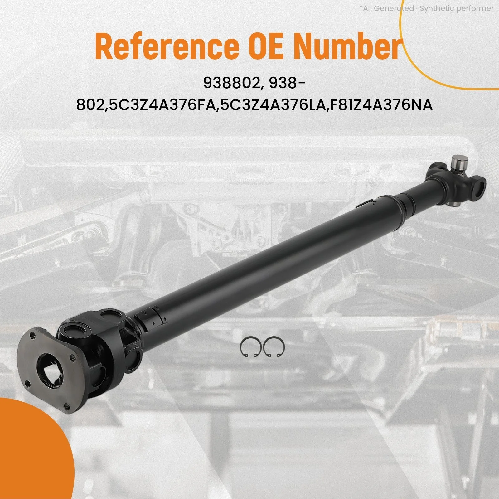 Vordere Antriebswelle Kardanwelle für Ford F250 F350 F450 F550 Super Duty YC3Z4A376RA – Detail 1