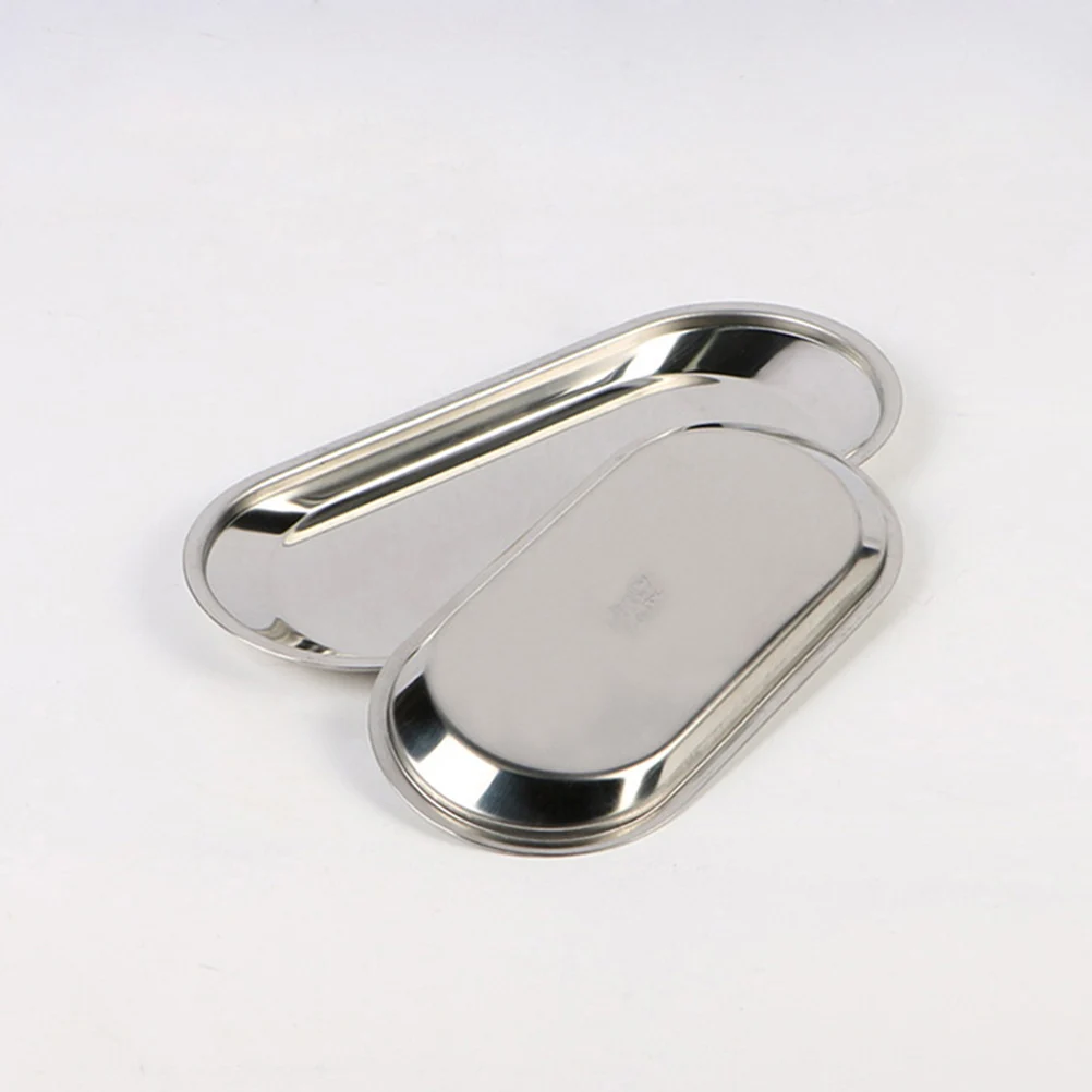 

Stainless Steel Tray 201 Medical Dental Instrument Reusable Autoclavable Flat Silver Tray For Surgery Bathroom